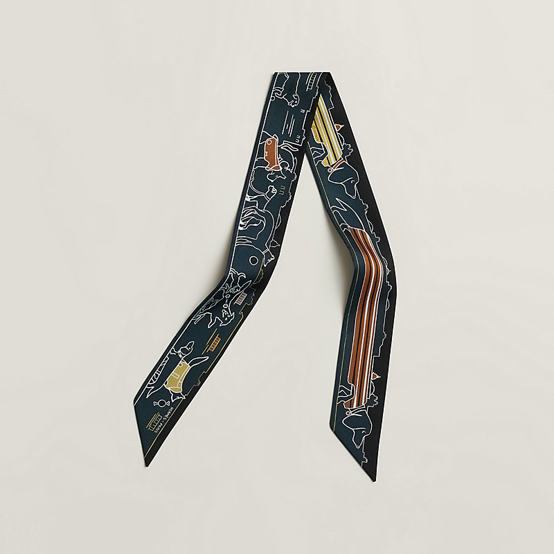 エルメス HERMES twilly ツイリー パリジャンの犬 Twilly 《パリジャンの犬》 | Hermès - エルメス-公式サイト
